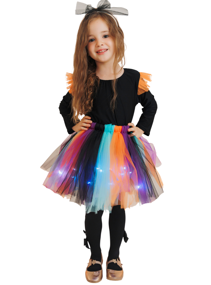 Rainbow Skirt with Lights