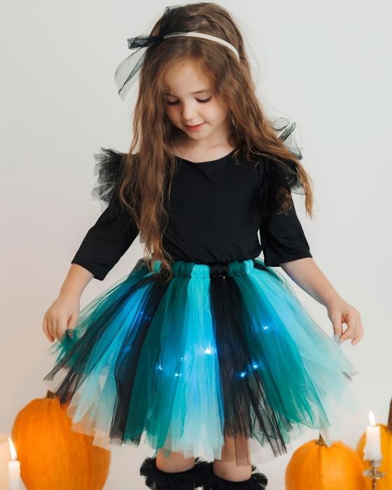 Fairy Skirt with Lights, Green, Spring Fairy