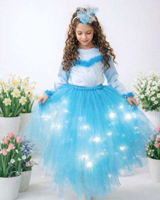 Elsa's Light Up Skirt, Gift for Little Girls