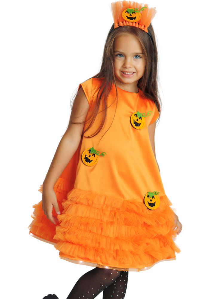 Pumpkin Carnival Dress with Lights, Autumn