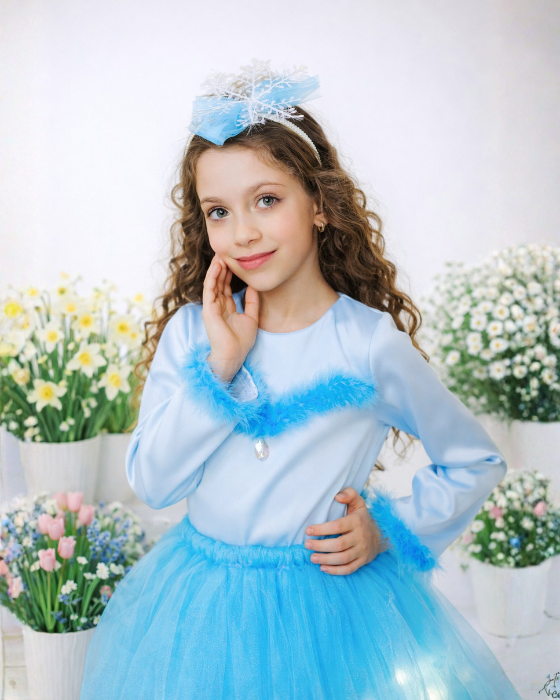 Princess Elsa's Blue Blouse