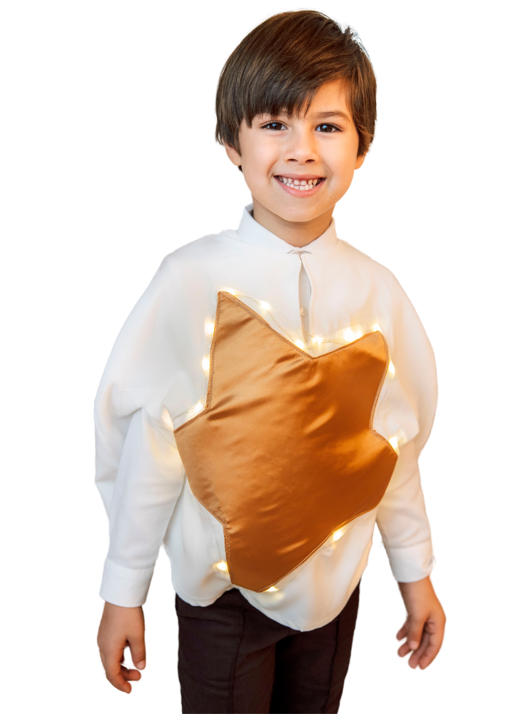 Boy's Star Cape with Lights