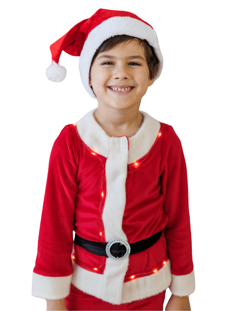 Santa Claus jacket with lights