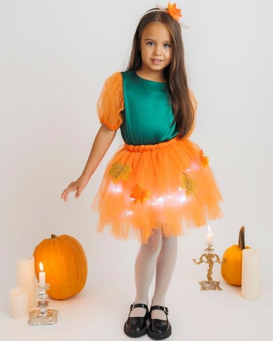 Autumn Festival Leaf Costume, 2 Pieces