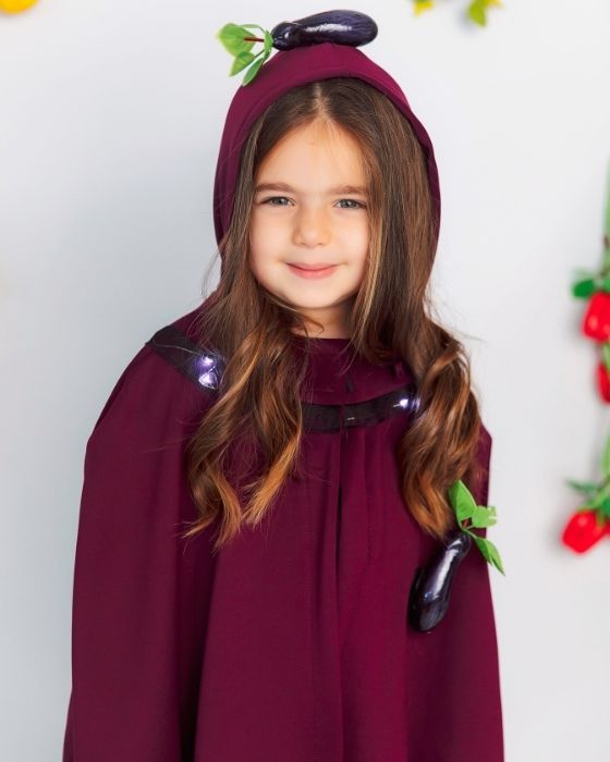 Eggplant Costume with Lights, Universal, for Autumn Vegetable Show