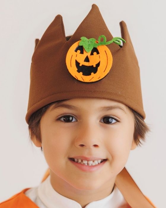 Pumpkin King of Autumn Crown, Brown, Autumn