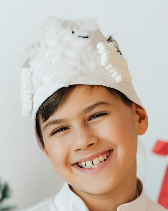Snowflake Crown WITH SNOWFLAKES