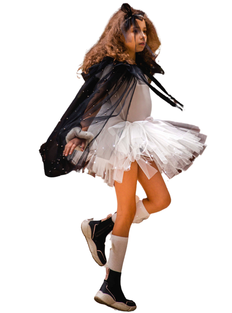 Skirt with Lights, White, Ghost, Halloween