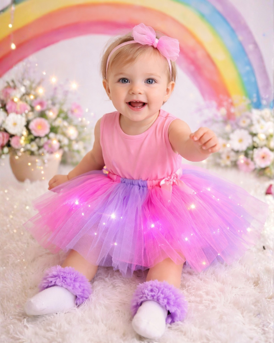 Sparkle Skirt, Unicorn Soft Tulle Base