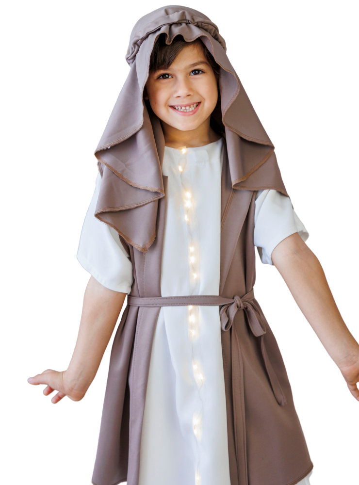 Joseph the Magi 4-Piece Costume with Lights for Boys