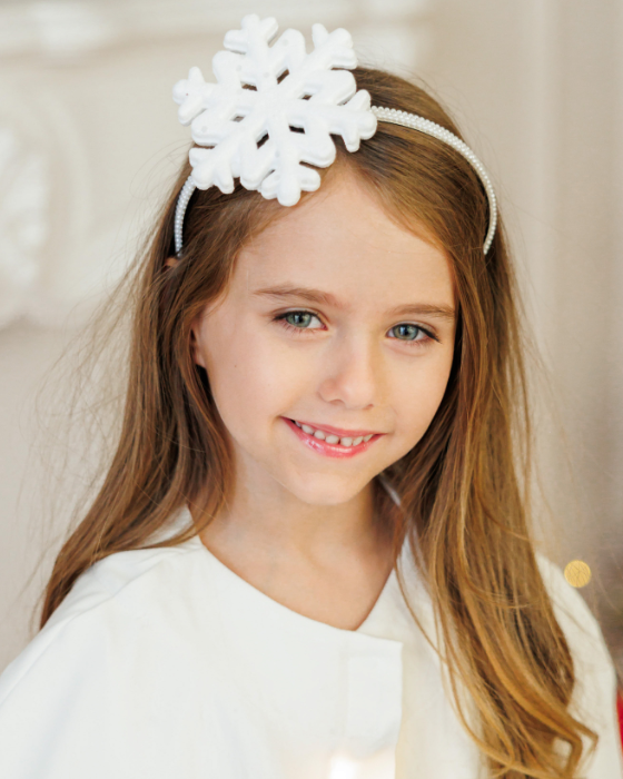 Premium Snowflake Headband for Girls
