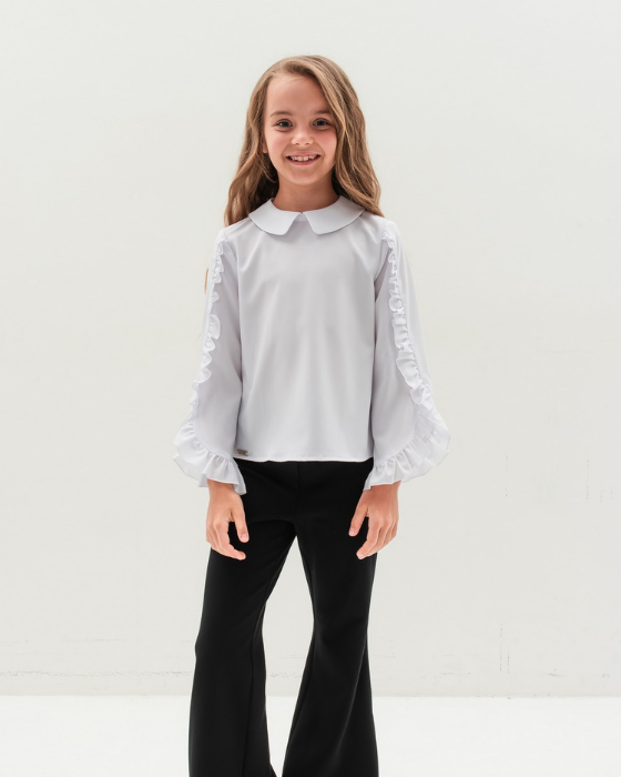 Tracy White Cotton Blouse, Quality+