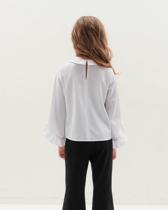 Tracy White Cotton Blouse, Quality+