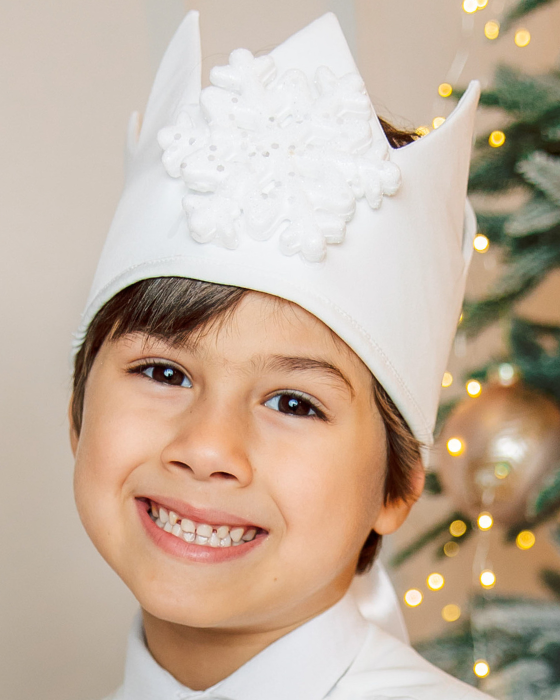 Snowflake Crown for Boys