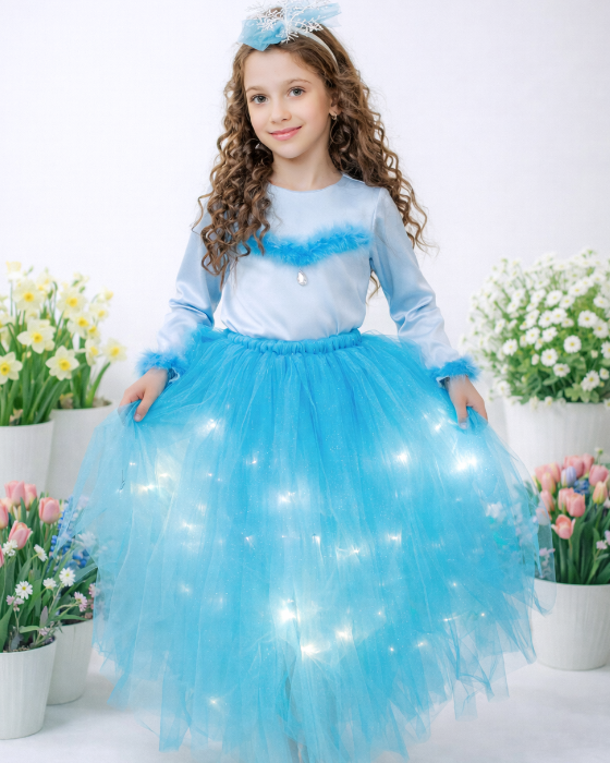 Elsa's Light Up Skirt, Gift for Little Girls