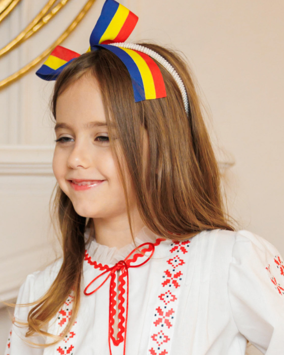 Tricolor Headband Romania, for Folk Costume