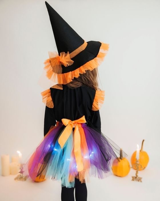 Orange Tulle Hat