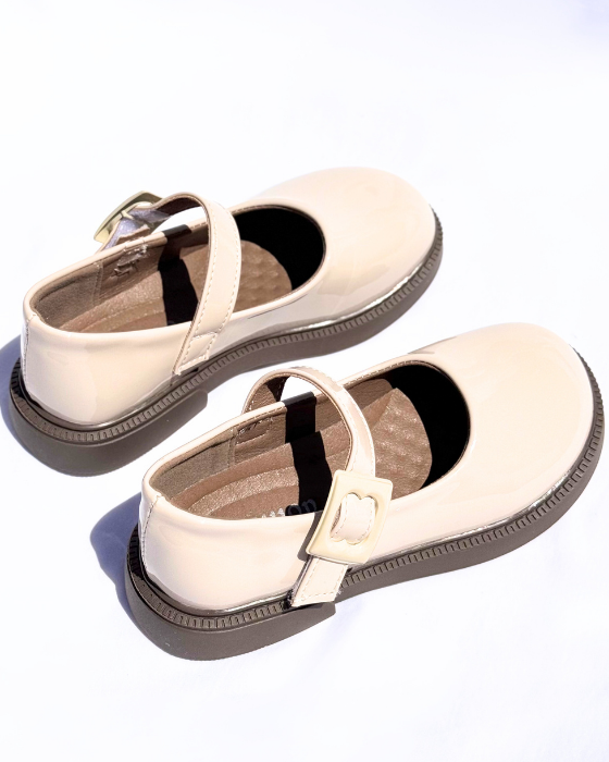 Classic Cream School Shoes