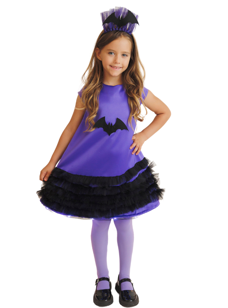 Purple Superhero Sparkle Dress