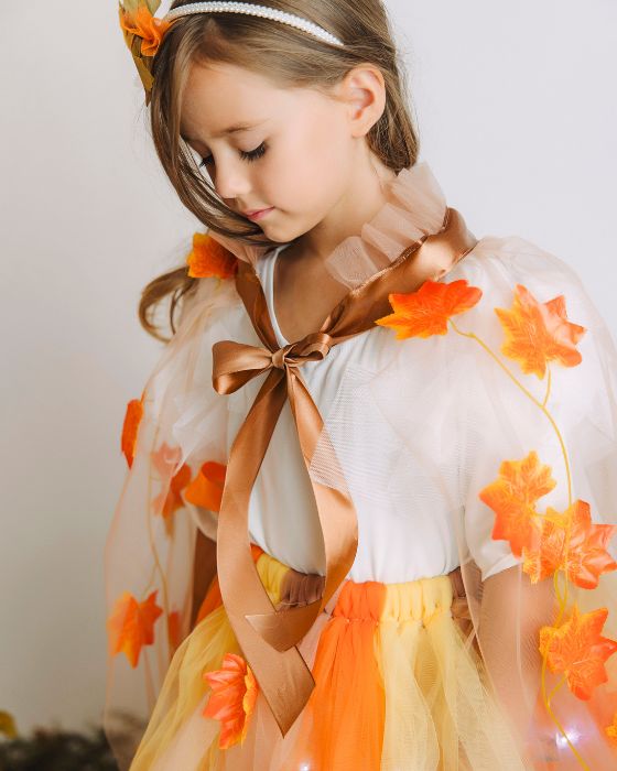 Pastel Autumn Fairy Complete Costume, 4 pieces