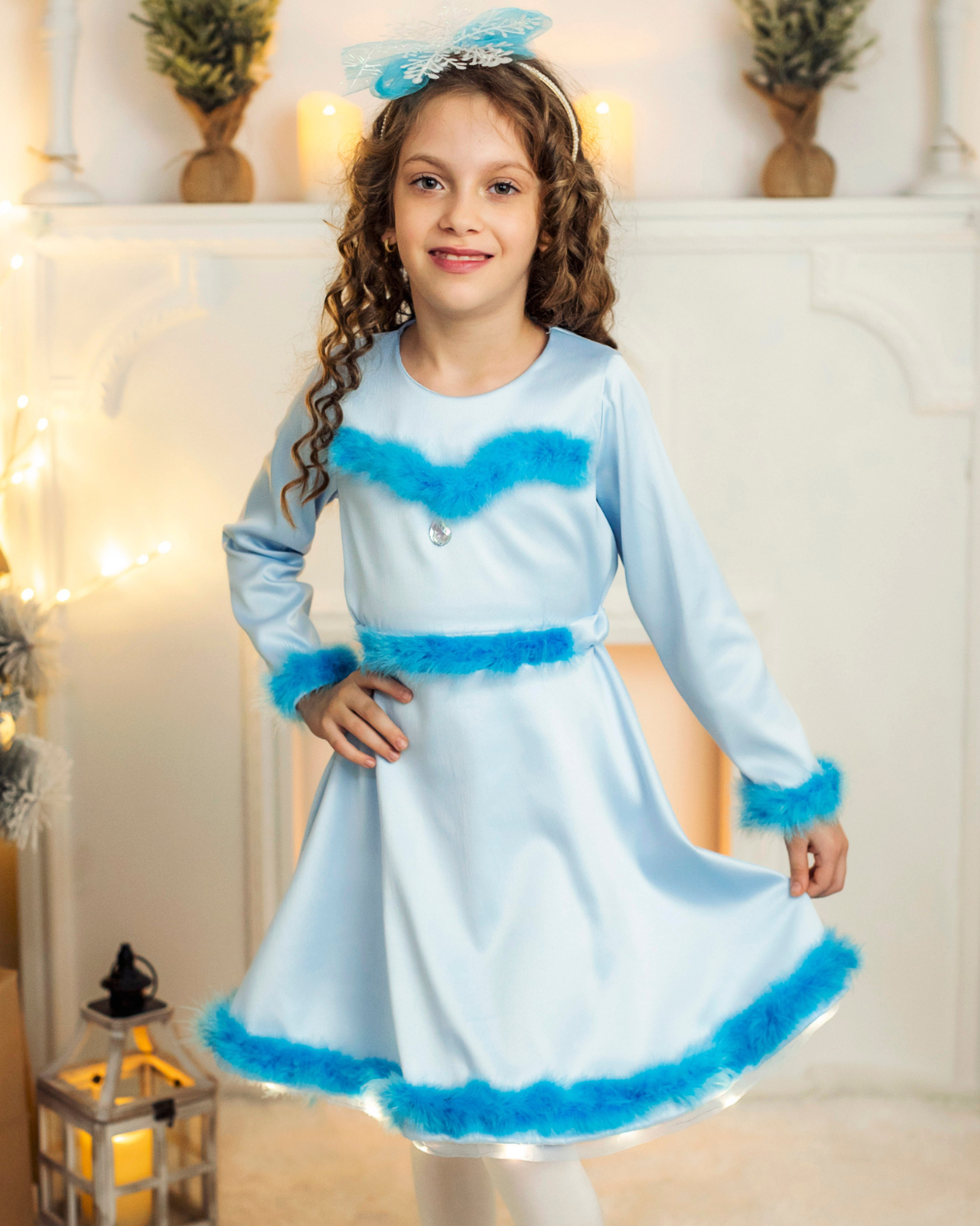 Little Dress with Lights, Blue