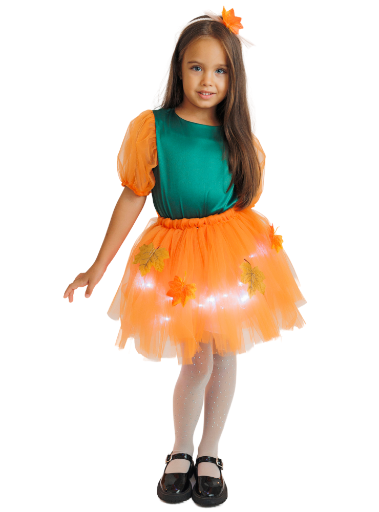 Autumn Festival Leaf Costume, 2 Pieces