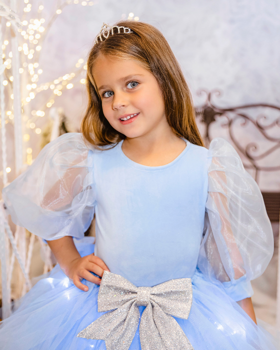 Blue Outfit, Skirt+Blouse+Tiara