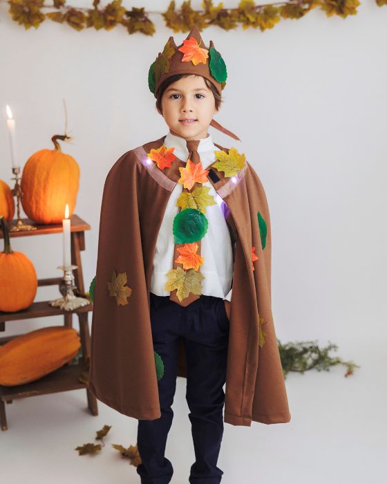 2 Piece Costume, Autumn King, Brown
