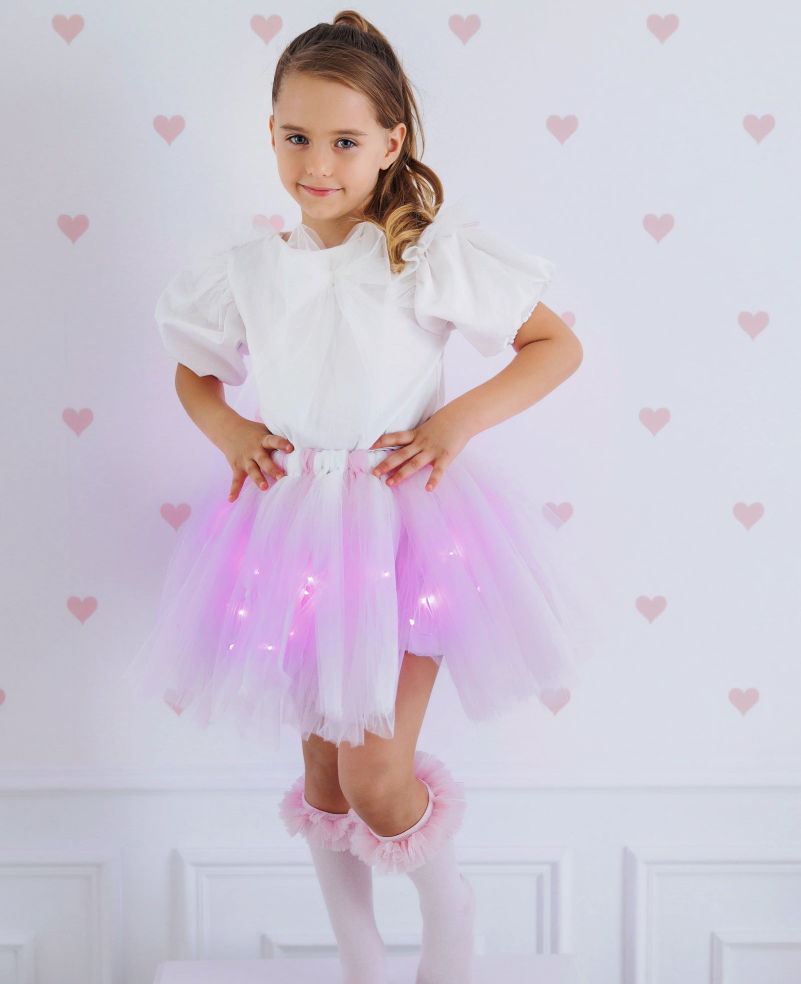 Sparkle Skirt, Cotton Candy Pink