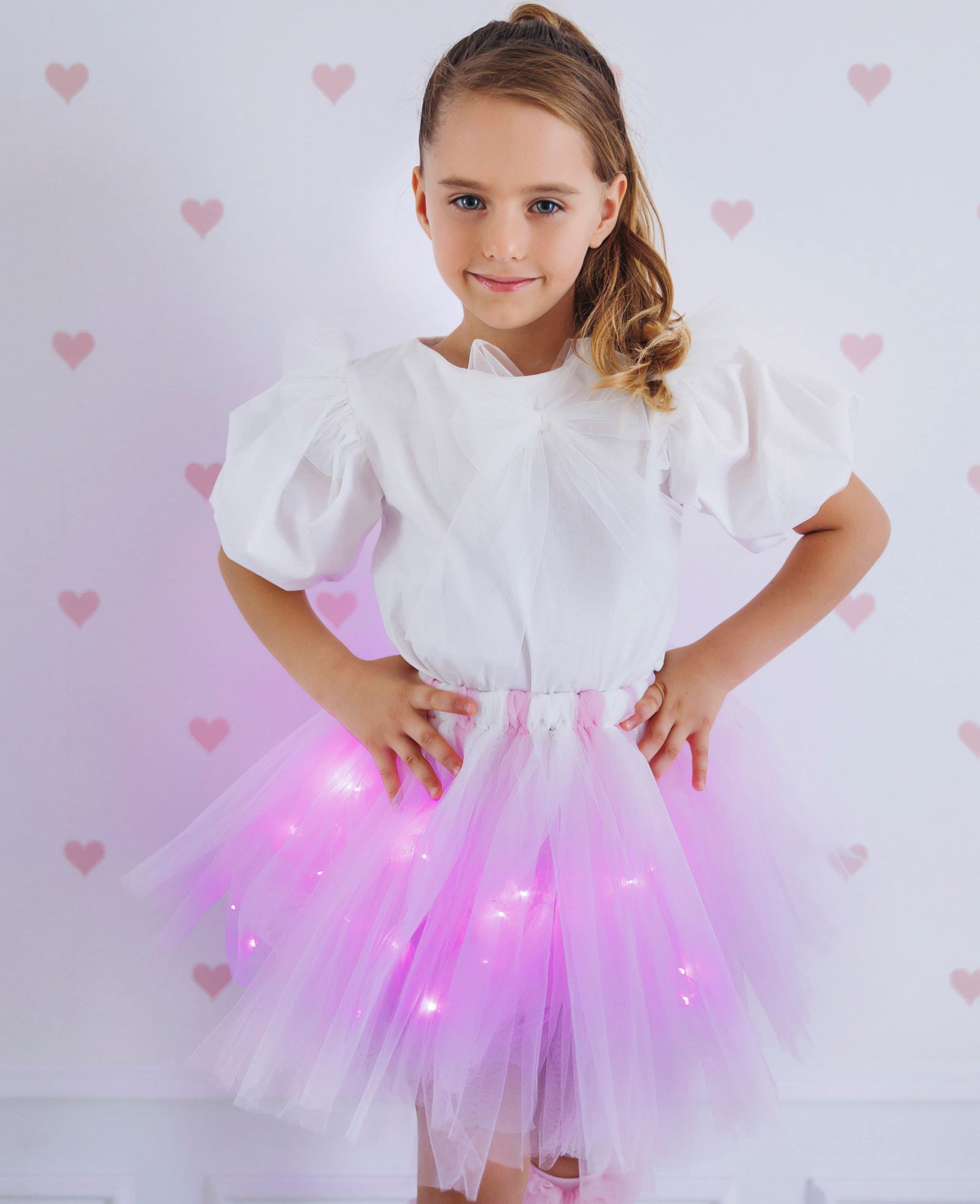 Sparkle Skirt, Cotton Candy Pink