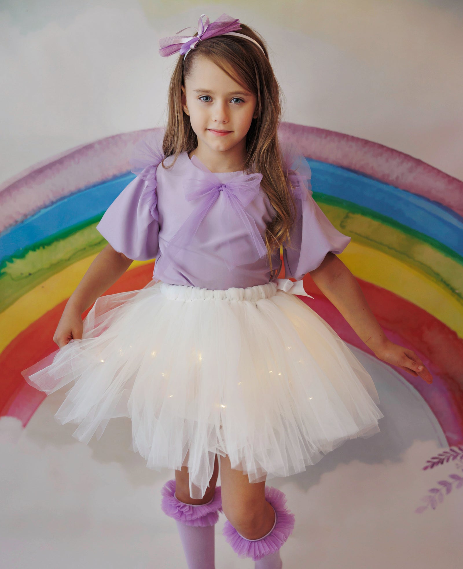 Sparkle Skirt, Bright White