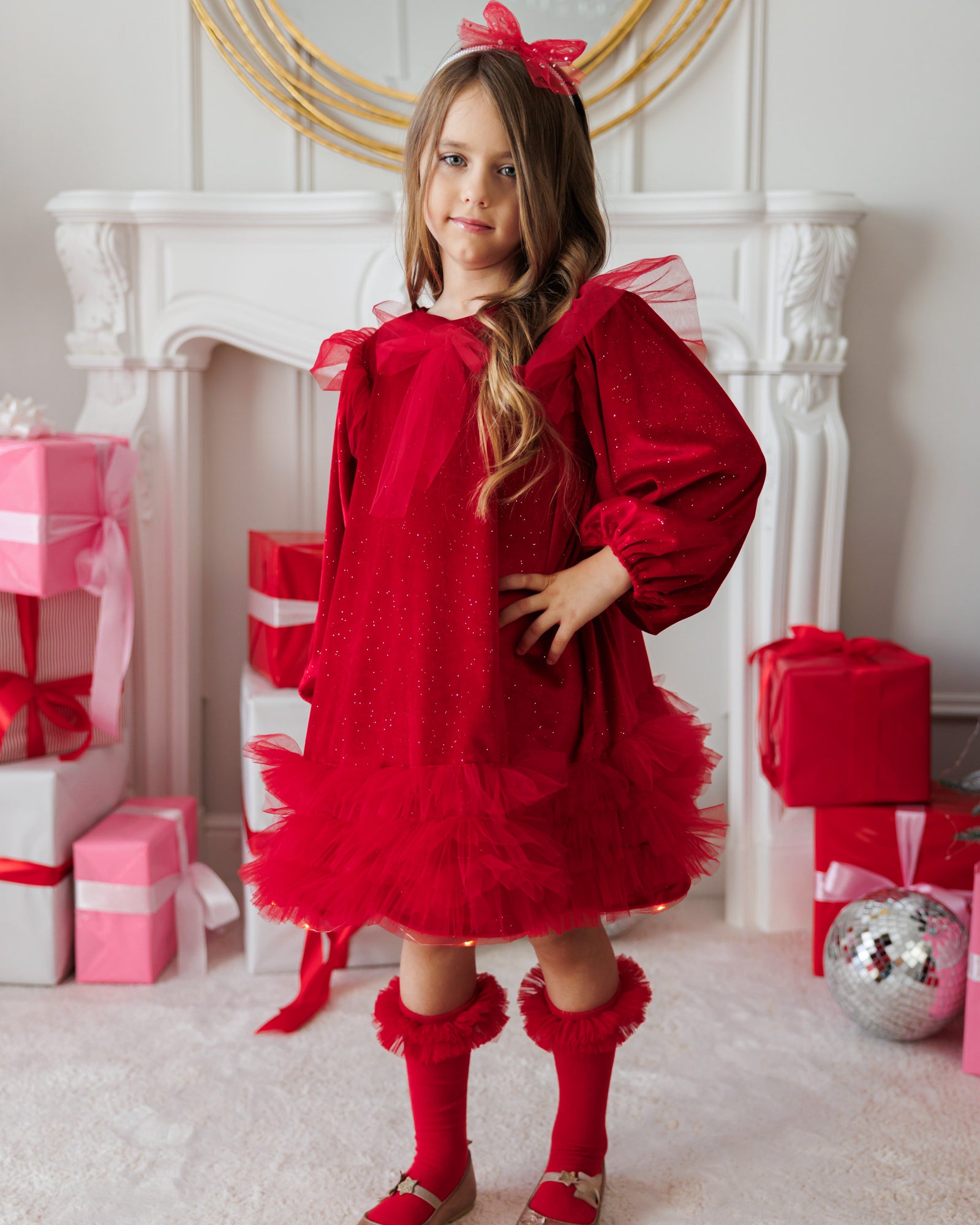 Red Dress with Lights, The Joy of Christmas