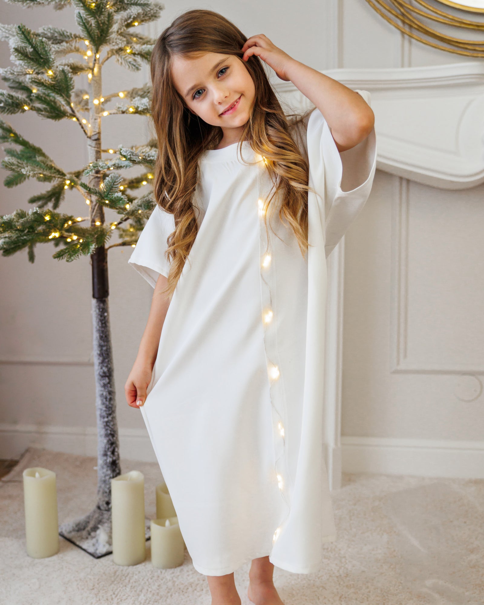White Sparkle Dress for Party Role Play