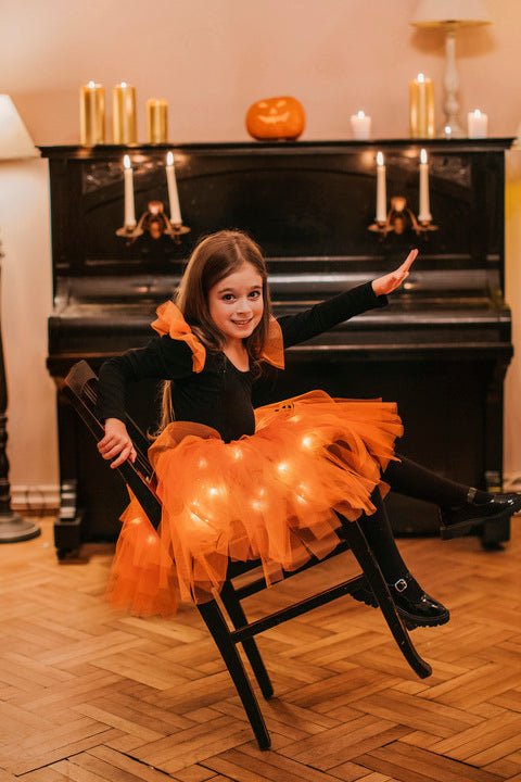 Pumpkin Fairy Skirt, Autumn Fairy, Orange Halloween