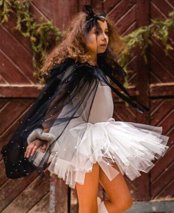 Skirt with Lights, White, Ghost, Halloween