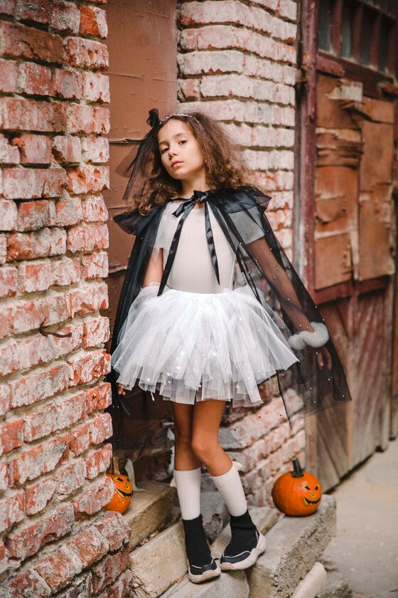 Skirt with Lights, White, Ghost, Halloween