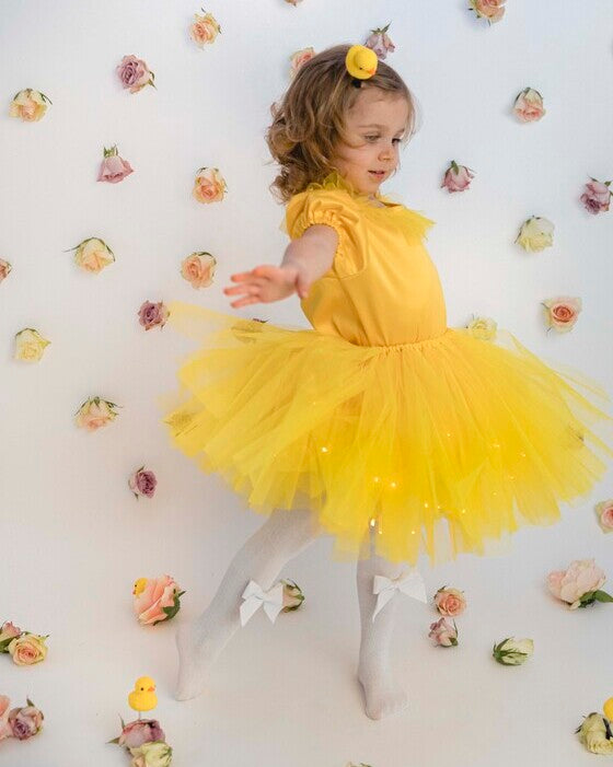 Sunsuit, Duckling / Dandelion / Chick / Yellow Flower, Tulip
