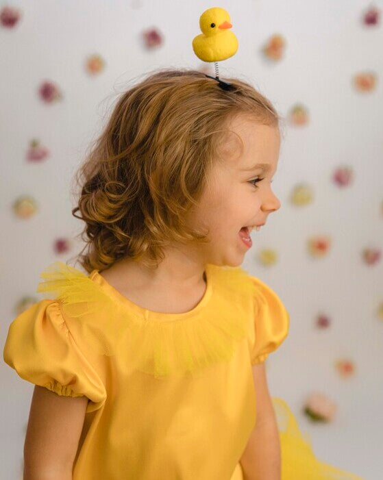 Sunsuit, Duckling / Dandelion / Chick / Yellow Flower, Tulip