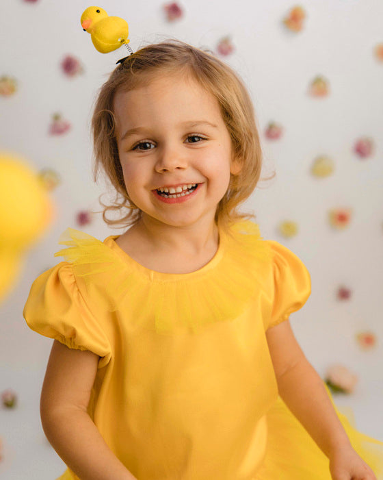 Sunsuit, Duckling / Dandelion / Chick / Yellow Flower, Tulip
