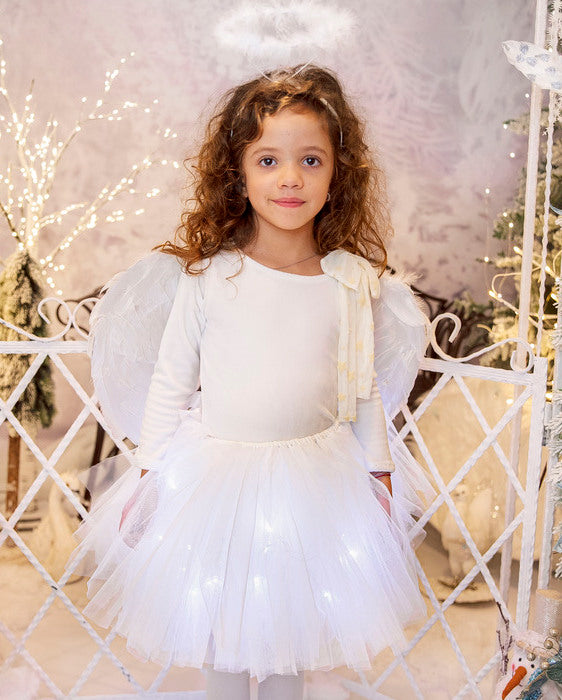 Skirt With Lights, White