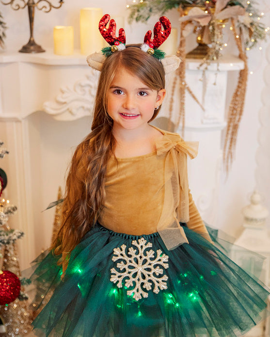 Golden Bow Blouse, 5-6 years