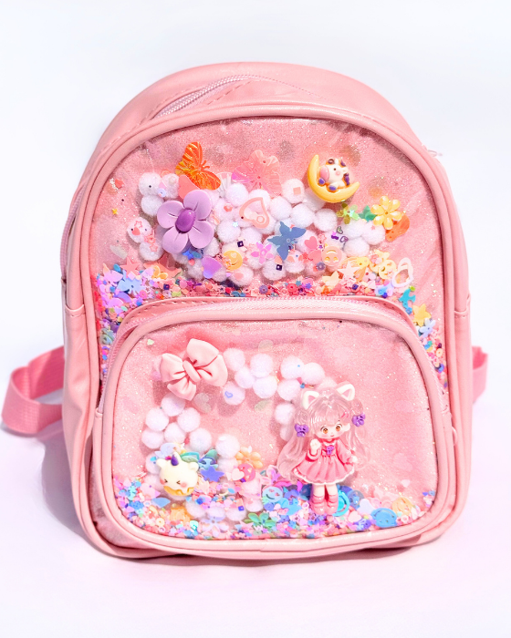 Colorful Pink Backpack