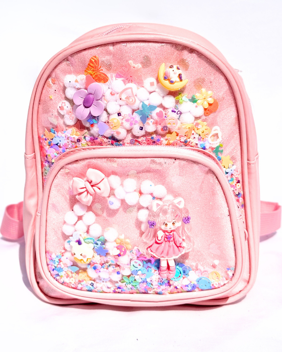 Colorful Pink Backpack