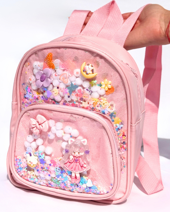Colorful Pink Backpack