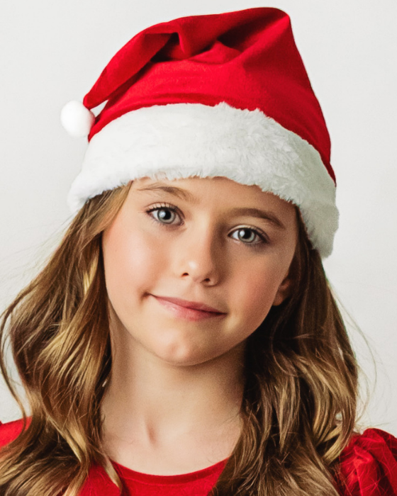 Red Velvet Santa Hat