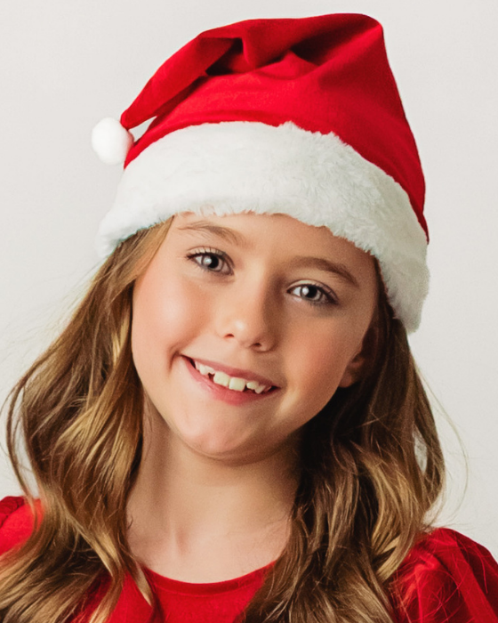 Red Velvet Santa Hat