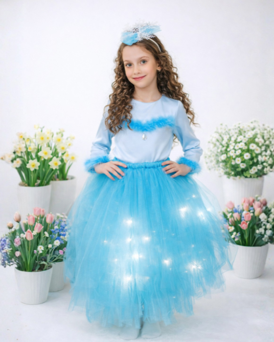 Princess costume, Elsa Blue 2-piece