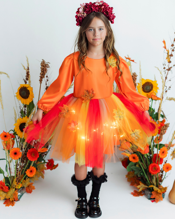 Sparkle Dress, Autumn Colors, for Celebration