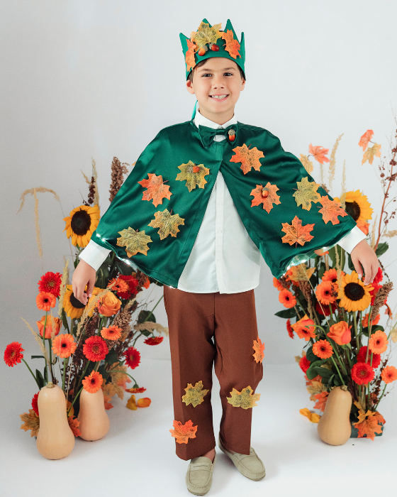 Complete Autumn King Costume, 4 pieces