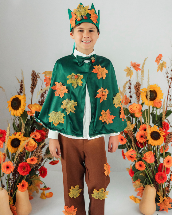 Complete Autumn King Costume, 4 pieces